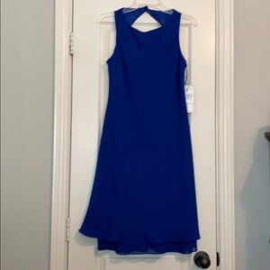 Sleeveless blue dress